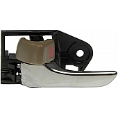 Help! By Dorman Interior Door Handle - Plastic Silver Lever With Beige Knob Single - 81276