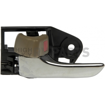 Help! By Dorman Interior Door Handle - Plastic Silver Lever With Beige Knob Single - 81276