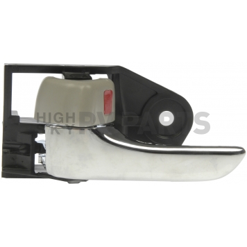 Help! By Dorman Interior Door Handle - Plastic Silver Lever With Light Gray Knob Single - 81277