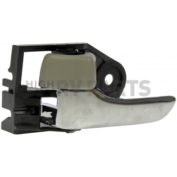 Help! By Dorman Interior Door Handle - Plastic Silver Lever With Light Gray Knob Single - 81277-2