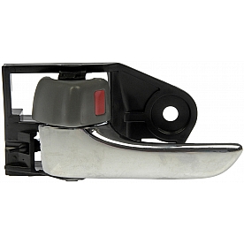 Help! By Dorman Interior Door Handle - Plastic Silver Lever With Gray Knob Single - 81278