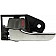 Help! By Dorman Interior Door Handle - Plastic Silver Lever With Gray Knob Single - 81278