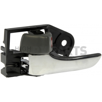 Help! By Dorman Interior Door Handle - Plastic Silver Lever With Gray Knob Single - 81278-2