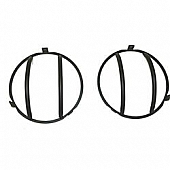 Rugged Ridge Headlight Guard Euro Steel Black Set Of 2 - 1123001