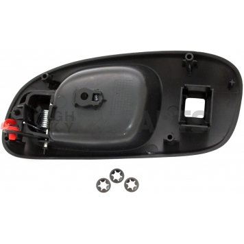 Help! By Dorman Interior Door Handle - Lever Plastic Black Single - 82089-1