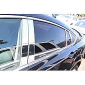 TFP (International Trim) Body Pillar Cover - Polished Stainless Steel Silver Set of 8 - 82579