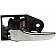 Help! By Dorman Interior Door Handle - Plastic Silver Lever With Black Knob Single - 81279