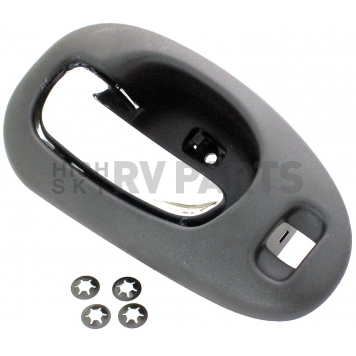 Help! By Dorman Interior Door Handle - Lever Carbon Fiber Housing With Plastic Lever Single - 82090-2