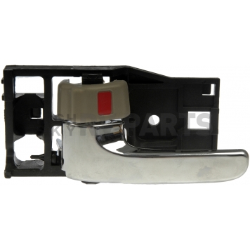 Help! By Dorman Interior Door Handle - Plastic Silver Lever With Beige Knob Single - 81280