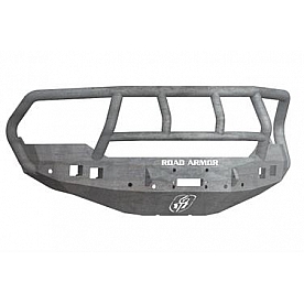 Road Armor Bumper Stealth Titan II 1-Piece Design Steel Natural - 413F2Z