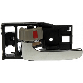 Help! By Dorman Interior Door Handle - Plastic Silver Lever With Gray Knob Single - 81281