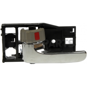 Help! By Dorman Interior Door Handle - Plastic Silver Lever With Gray Knob Single - 81281