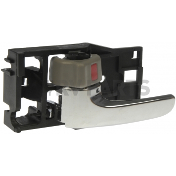 Help! By Dorman Interior Door Handle - Plastic Silver Lever With Gray Knob Single - 81281-2