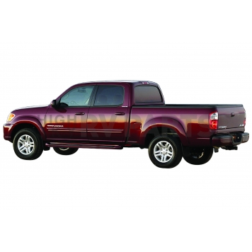 Roll-N-Lock Tonneau Cover Soft Manual Retractable Black Matte Vinyl - LG565M