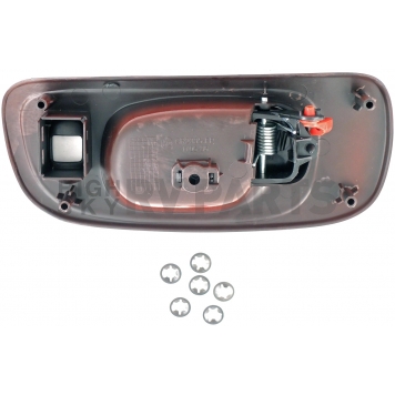 Help! By Dorman Interior Door Handle - Lever Carbon Fiber Housing With Plastic Lever Single - 82092-1
