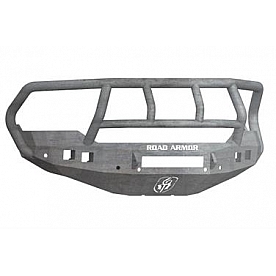 Road Armor Bumper Stealth Titan II 1-Piece Design Steel Natural - 413F2ZNW