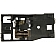 Help! By Dorman Interior Door Handle - Plastic Silver Lever With Brown Knob Single - 81282