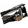 Help! By Dorman Interior Door Handle - Plastic Silver Lever With Brown Knob Single - 81282