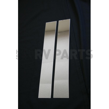 Putco Body Pillar Cover - Polished Stainless Steel Silver Set of 6 - 402653