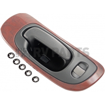 Help! By Dorman Interior Door Handle - Lever Carbon Fiber Housing With Plastic Lever Single - 82093-2