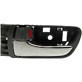Help! By Dorman Interior Door Handle - Plastic Silver Lever With Gray Housing Single - 81285