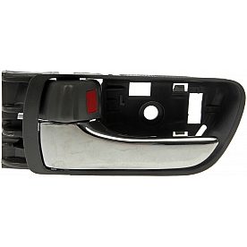 Help! By Dorman Interior Door Handle - Plastic Silver Lever With Gray Housing Single - 81285