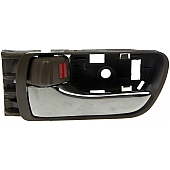 Help! By Dorman Interior Door Handle - Plastic Silver Lever With Brown Housing Single - 81286