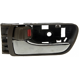 Help! By Dorman Interior Door Handle - Plastic Silver Lever With Brown Housing Single - 81286