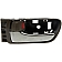 Help! By Dorman Interior Door Handle - Plastic Silver Lever With Brown Housing Single - 81286