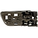 Help! By Dorman Interior Door Handle - Plastic Silver Lever With Brown Housing Single - 81286