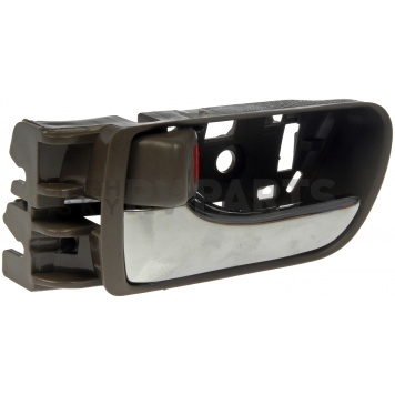 Help! By Dorman Interior Door Handle - Plastic Silver Lever With Brown Housing Single - 81286-2