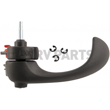 Help! By Dorman Interior Door Handle - Lever Plastic Black Single - 82098