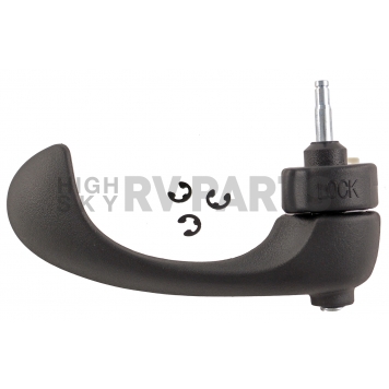 Help! By Dorman Interior Door Handle - Lever Plastic Black Single - 82099