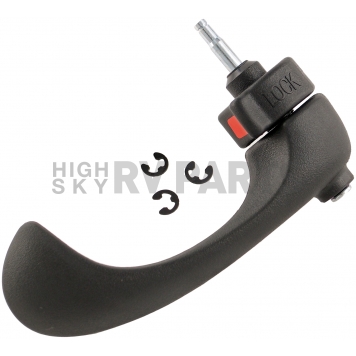 Help! By Dorman Interior Door Handle - Lever Plastic Black Single - 82099-2