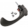 Help! By Dorman Interior Door Handle - Lever Plastic Black Single - 82099