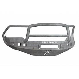 Road Armor Bumper Stealth Lonestar 1-Piece Design Steel Natural - 413F5ZNW
