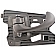 Help! By Dorman Interior Door Handle - Lever Plastic Black Single - 82106