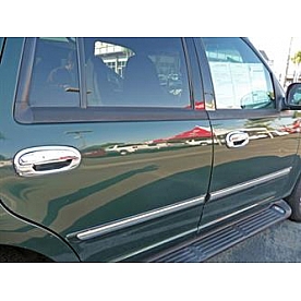 TFP (International Trim) Exterior Door Handle Cover - Silver Stainless Steel - 461KE