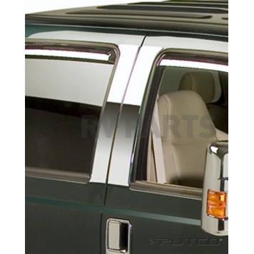 Putco Body Pillar Cover - Polished Stainless Steel Silver Set of 4 - 402621-1
