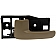 Help! By Dorman Interior Door Handle - Lever Plastic Brown Single - 81293