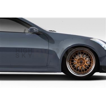 Extreme Dimensions Fender Flare - Black Fiberglass Reinforced Plastic Matte Set Of 4 - 113282