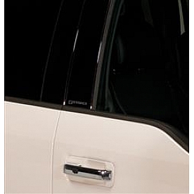 Putco Body Pillar Cover -  Stainless Steel Black Set of 4 - 402621BPFD