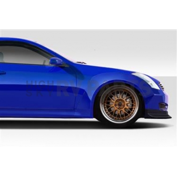 Extreme Dimensions Fender Flare - Black Fiberglass Reinforced Plastic Matte Set Of 4 - 113283