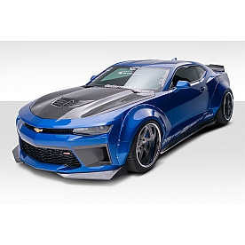 Extreme Dimensions Fender Flare - Black Fiberglass Reinforced Plastic Matte Set Of 4 - 113304
