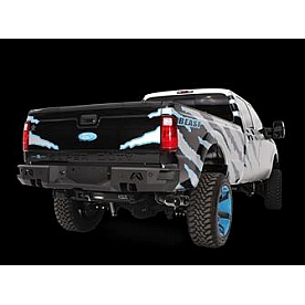 Fab Fours Bumper Premium 1-Piece Design Steel Black - FS08W13511