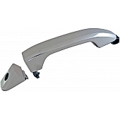 Help! By Dorman Exterior Door Handle - Plastic Silver Single - 82397
