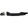 Help! By Dorman Exterior Door Handle - Plastic Silver Single - 82397
