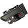 Help! By Dorman Interior Door Handle - Lever Plastic Black Single - 82398