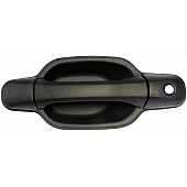 Help! By Dorman Exterior Door Handle - Plastic Black Single - 82401