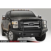 Fab Fours Bumper Premium 1-Piece Design Steel Black - FS11Q25601